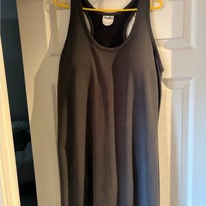 ARULA Women's Charcoal Dress with Built in Sports Bra